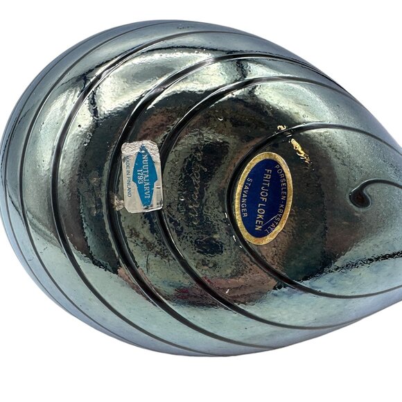 Oiva Toikka Nuutajarvi Finland - LARGE Pheasant Glass Bird Signed w/ Labels - Picture 5 of 5